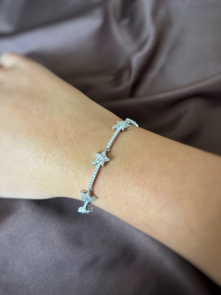 Silver Trend Yıldız Bileklik - Görsel 2