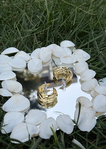 Zara Model Gold Küpe - Görsel 2