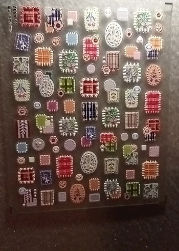 Çok Renkli Tırnak Süsü Seti - Görsel 2