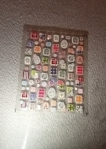 Çok Renkli Tırnak Süsü Seti - Görsel 3