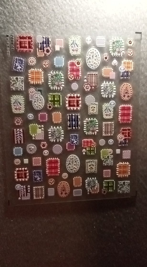 Çok Renkli Tırnak Süsü Seti - Görsel 2