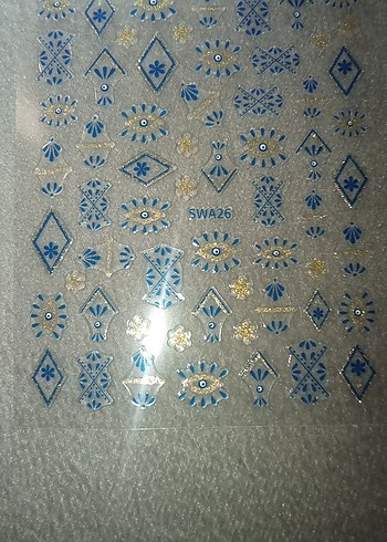 Açık Mavi Tırnak Süslemeleri - Görsel 2