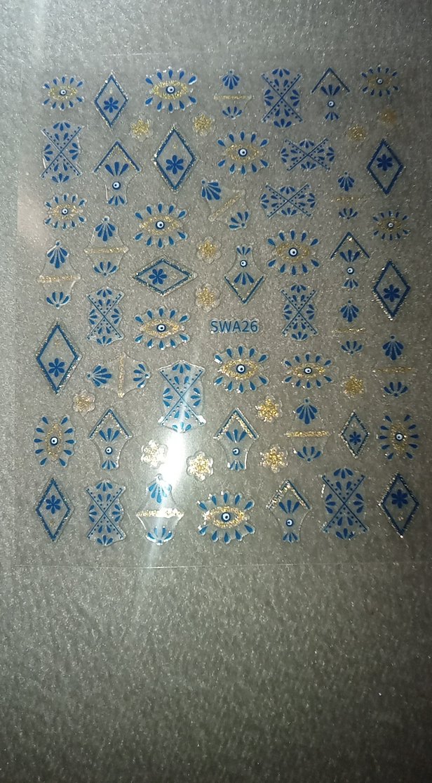 Açık Mavi Tırnak Süslemeleri - Görsel 2