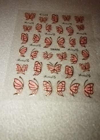 Kelebek Tırnak Süslemeleri - Görsel 2