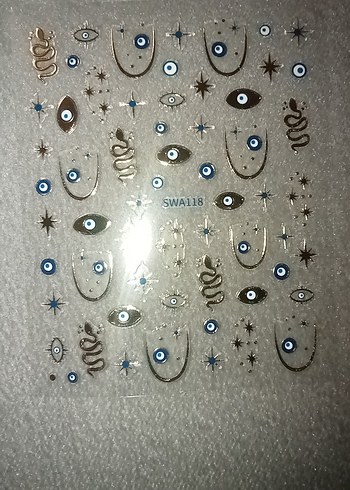 Gri Göz ve Yılan Tırnak Süslemeleri - Görsel 2