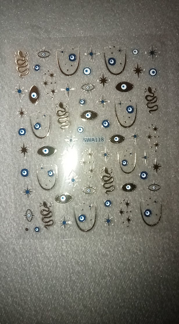 Gri Göz ve Yılan Tırnak Süslemeleri - Görsel 2