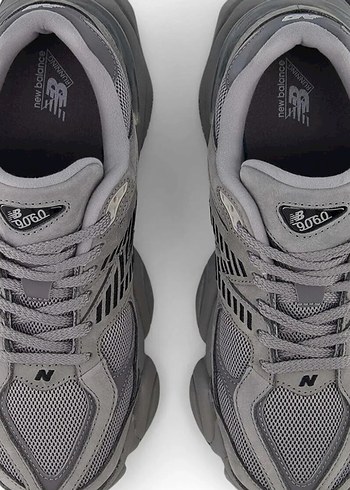 New Balance 9060 Unisex Günlük spor ayakkabı gri - Görsel 3