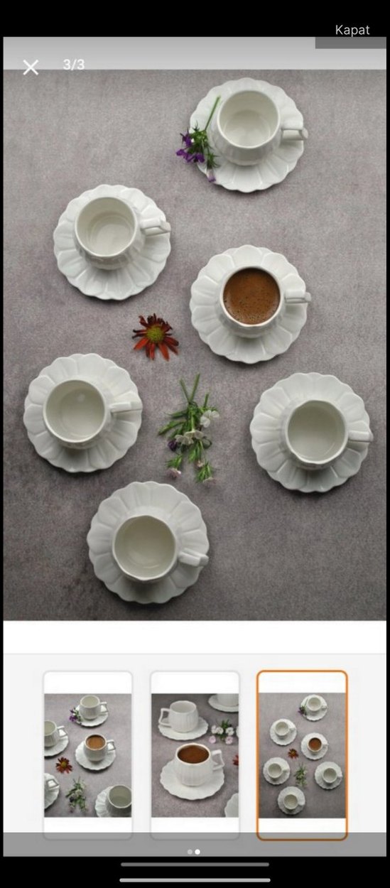 6'lı fincan takımı - Görsel 2