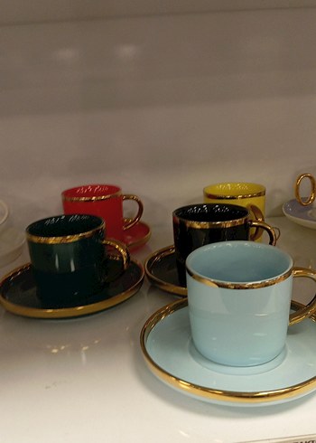 Renkli 6'lı Fincan Takımı - Görsel 2