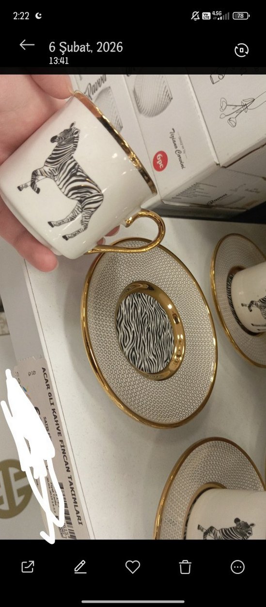 6'lı fincan takımı - Görsel 3