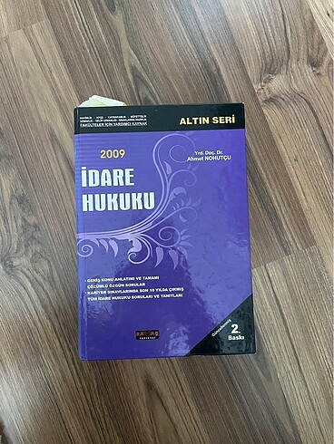 İdare hukuku ders kitabı