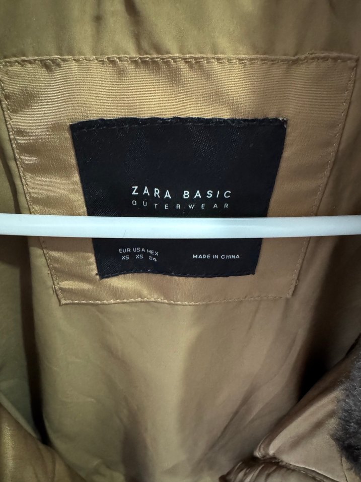 Kürk Detaylı Bej Kadın Kışlık Mont - Görsel 2