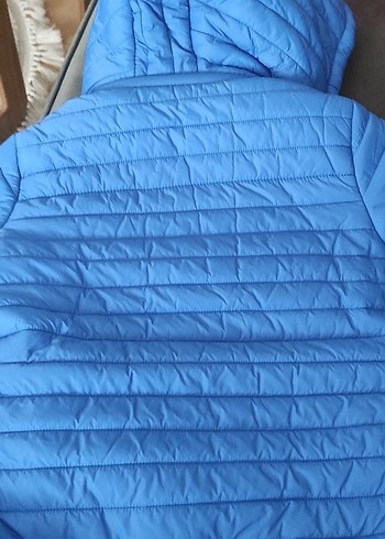 24-36 Ay Beden Mavi Erkek Çocuk Fermuarlı Mont