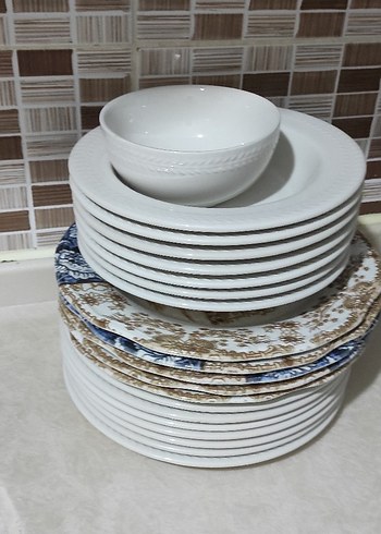 yemek tabağı servis tabağı hepsi