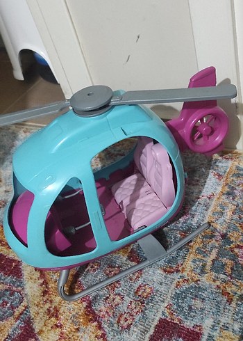 Barbie  Pembe Oyuncak Helikopter - Görsel 3