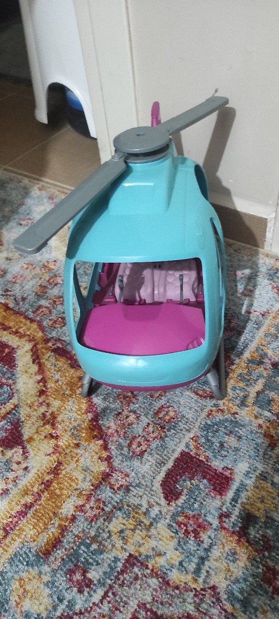 Barbie  Pembe Oyuncak Helikopter - Görsel 2
