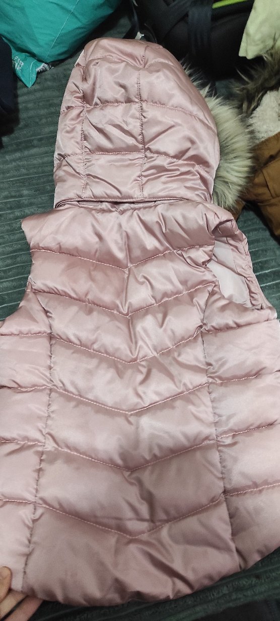 h&m Kız Çocuk Pembe Kürklü Yelek - Görsel 4