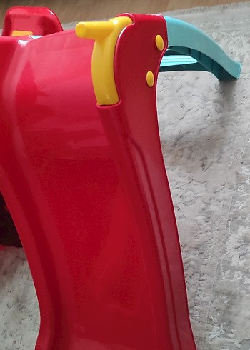 Çocuklar için Kırmızı Kaydırak ve tahterevalli seti - Görsel 3