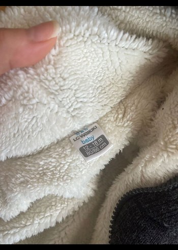 Gri Örgü Erkek Bebek Tulumu - Görsel 2