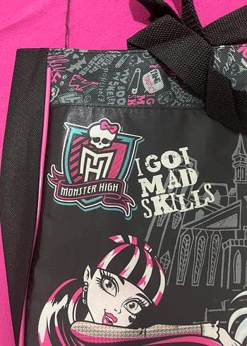 Monster High Baskılı orjinal lisanslı 
çanta - Görsel 5