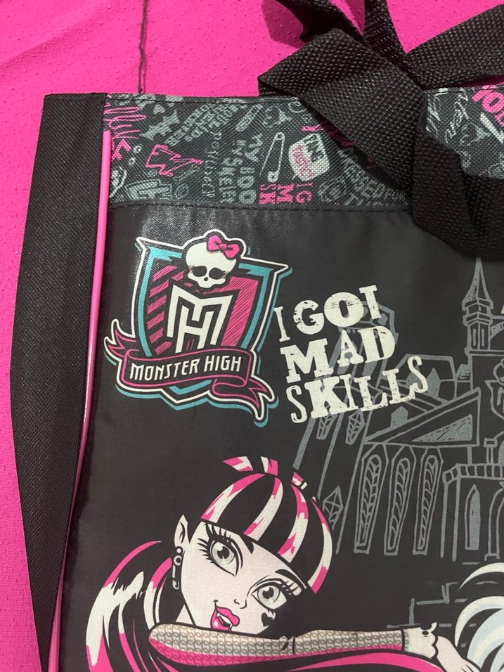 Monster High Baskılı orjinal lisanslı 
çanta - Görsel 5