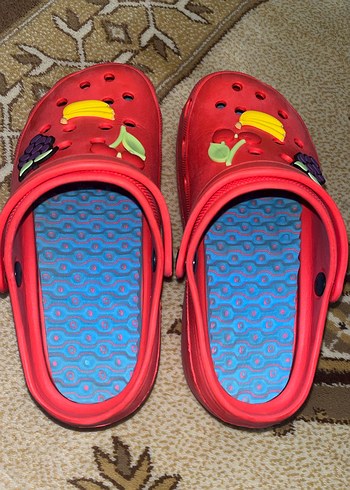 Kadın Renkli Velcro Bantlı Terlik - Görsel 4