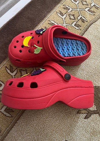 Kadın Renkli Velcro Bantlı Terlik - Görsel 2