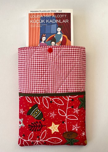 Yılbaşı çanları kitap kılıfı - Görsel 3