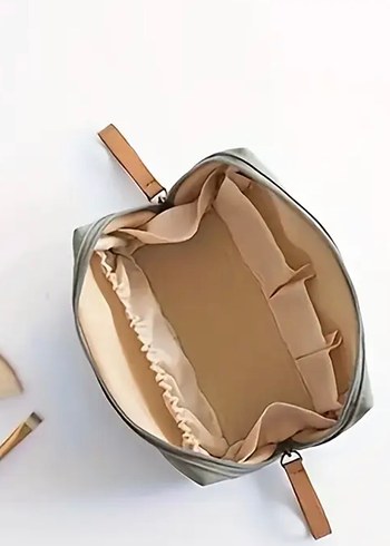 Pastel Pembe Kapibara Kadın Makyaj Çantası - Görsel 6