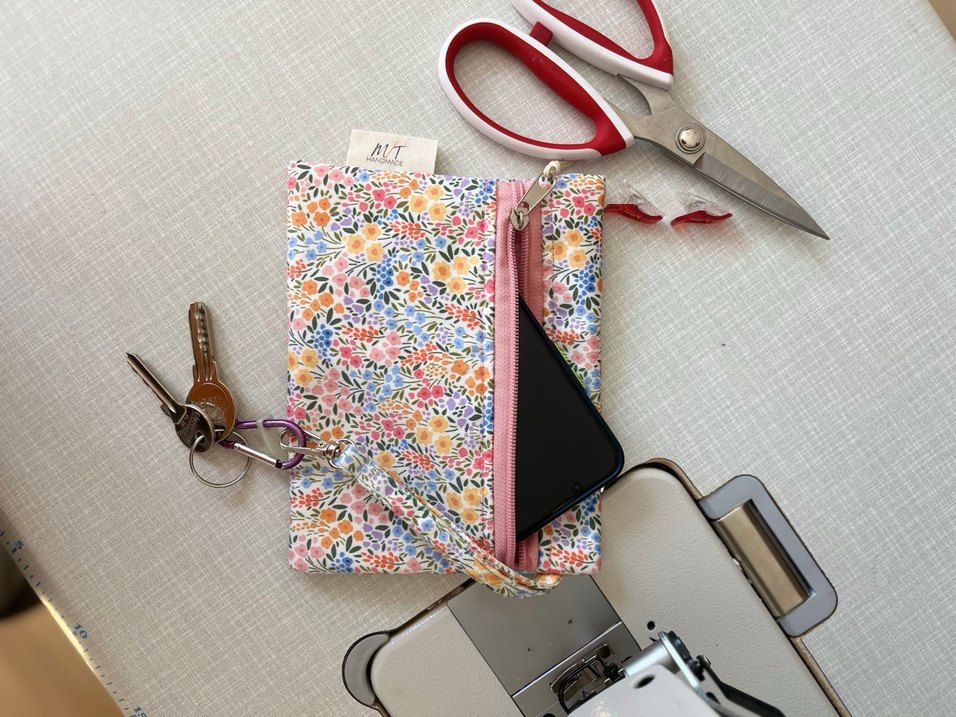 Renkli Baskılı Fermuarlı Kadın cüzdan - Görsel 2