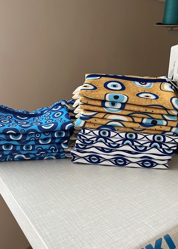 Bohem Tarzda Nazarlık Desenli El Yapımı Cüzdanlar - Görsel 2