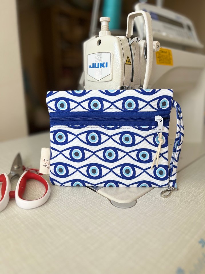 Bohem Tarzda Nazarlık Desenli El Yapımı Cüzdanlar - Görsel 4