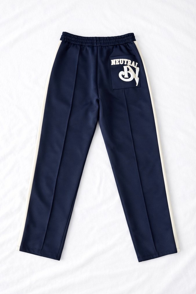 Erkek Mavi Pilili Eşofman Altı - Görsel 2