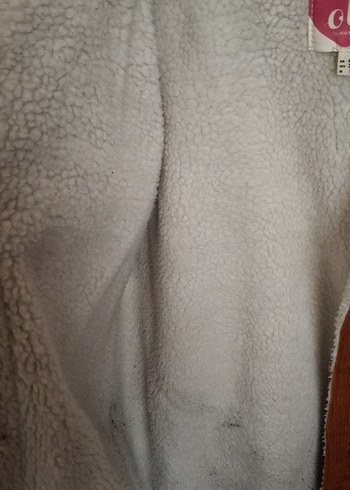 Düğmeli Kahverengi Kadın Kadife Vintage Ceket - Görsel 3