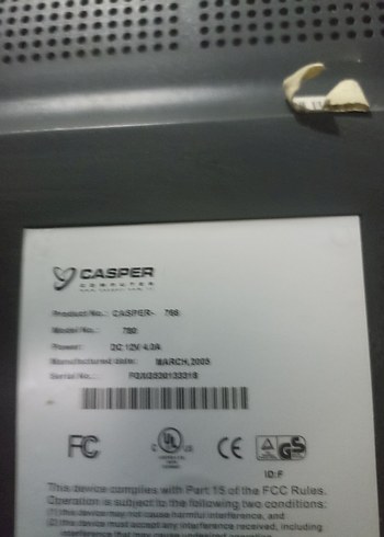 Gri CASPER hoparlörlü Monitör - Görsel 4