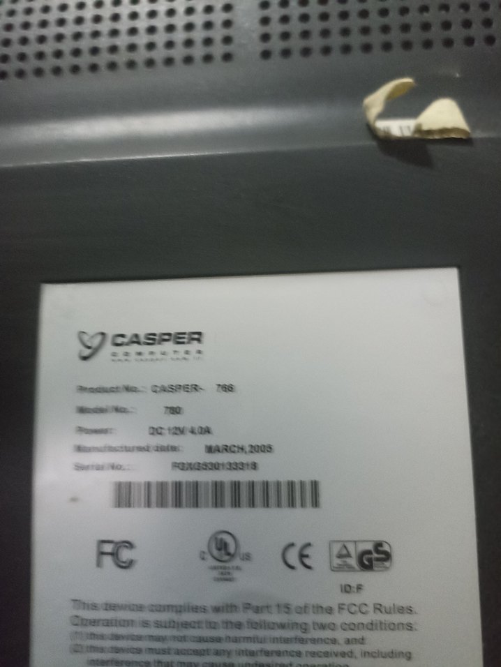 Gri CASPER hoparlörlü Monitör - Görsel 4