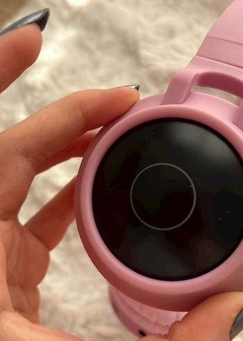 Pembe Kedi Kulaklı Kablosuz Kulaklık IŞIKLI LEDLİ - Görsel 6