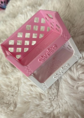 Shopkins Bebek kasa  Pastel Pembe ve Beyaz ORJİNAL - Görsel 3