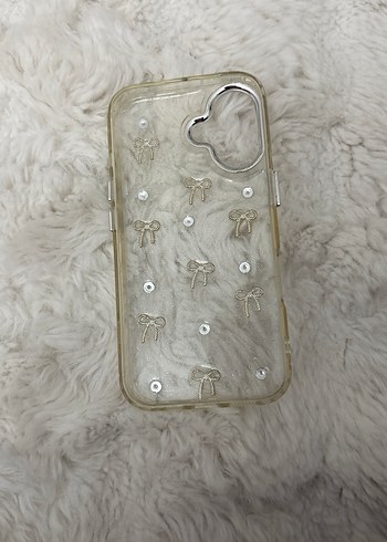 Beyaz Kürklü Bohem Telefon Kılıfı - Görsel 2