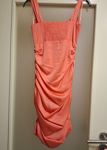 Pudra Mini Abiye Elbise - Görsel 2