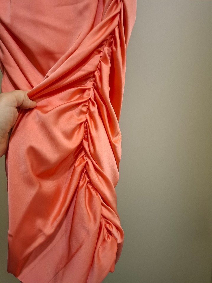 Pudra Mini Abiye Elbise - Görsel 3