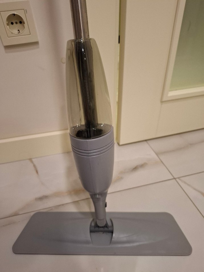 Gri Sprey Mop ve Yedek Bezler - Görsel 4