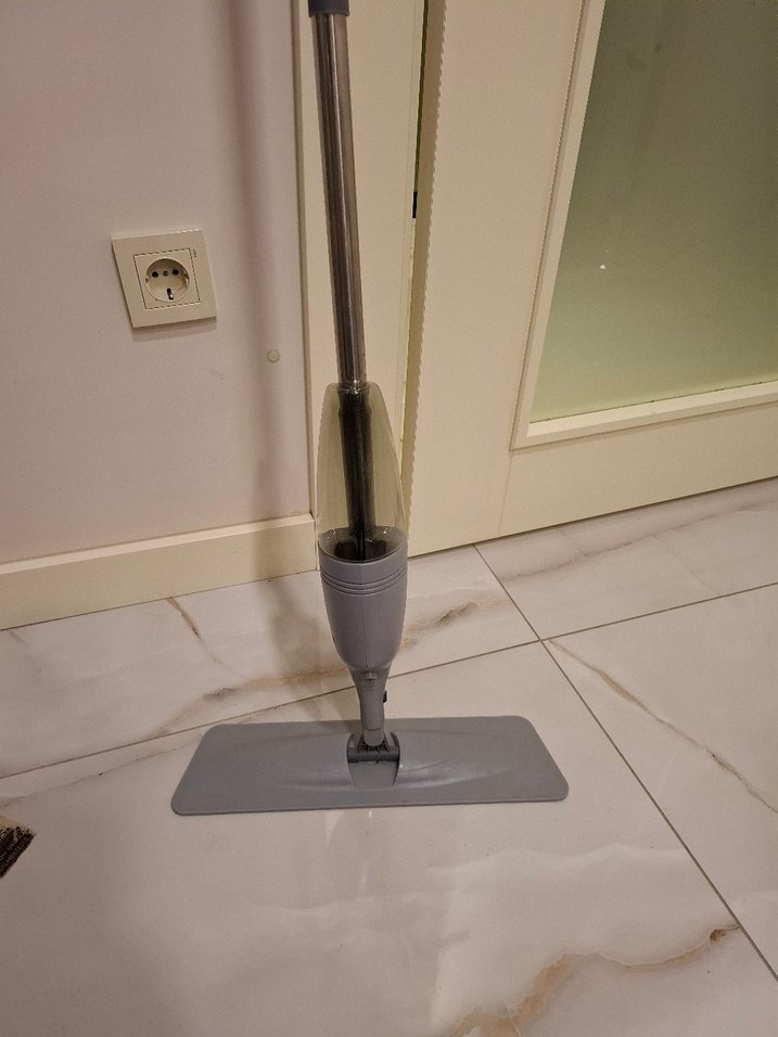 Gri Sprey Mop ve Yedek Bezler - Görsel 3