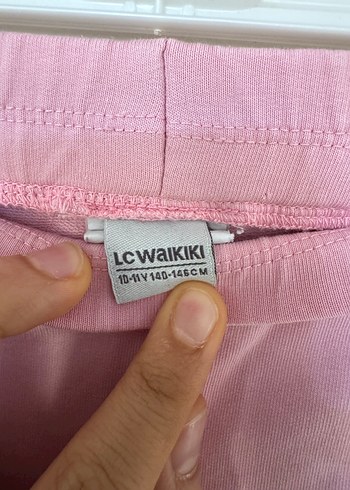 Pembe Midi Çocuk Kumaş Pantolon - Görsel 3