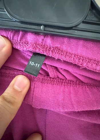 Çocuk Mor Spor Tayt - Görsel 2