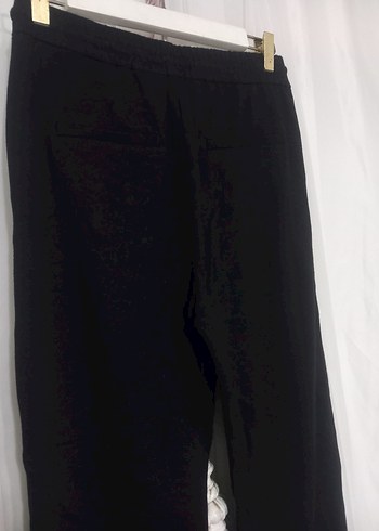 Püsküllü Siyah Salaş Kumaş eşofman - Görsel 5