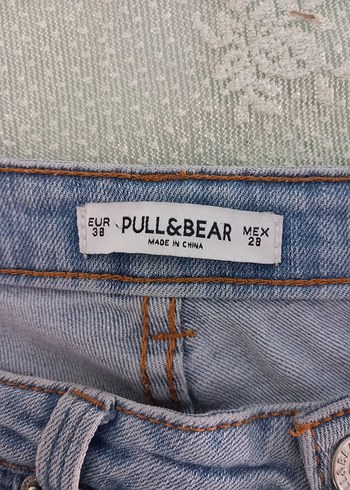 Kadın Mavi Denim Mini Şort - Görsel 3