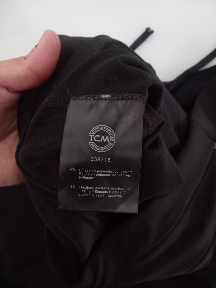 Drapeli Siyah Gotik Kadın Mayo - Görsel 3