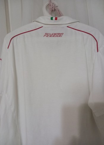 Erkek Beyaz Kısa Kollu Polo Yaka Tişört - Görsel 6