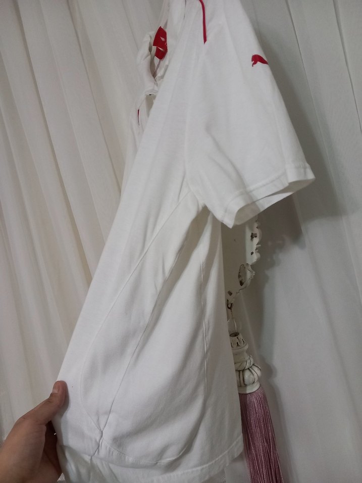 Erkek Beyaz Kısa Kollu Polo Yaka Tişört - Görsel 4